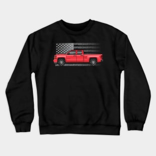 Red Usa 3 Crewneck Sweatshirt